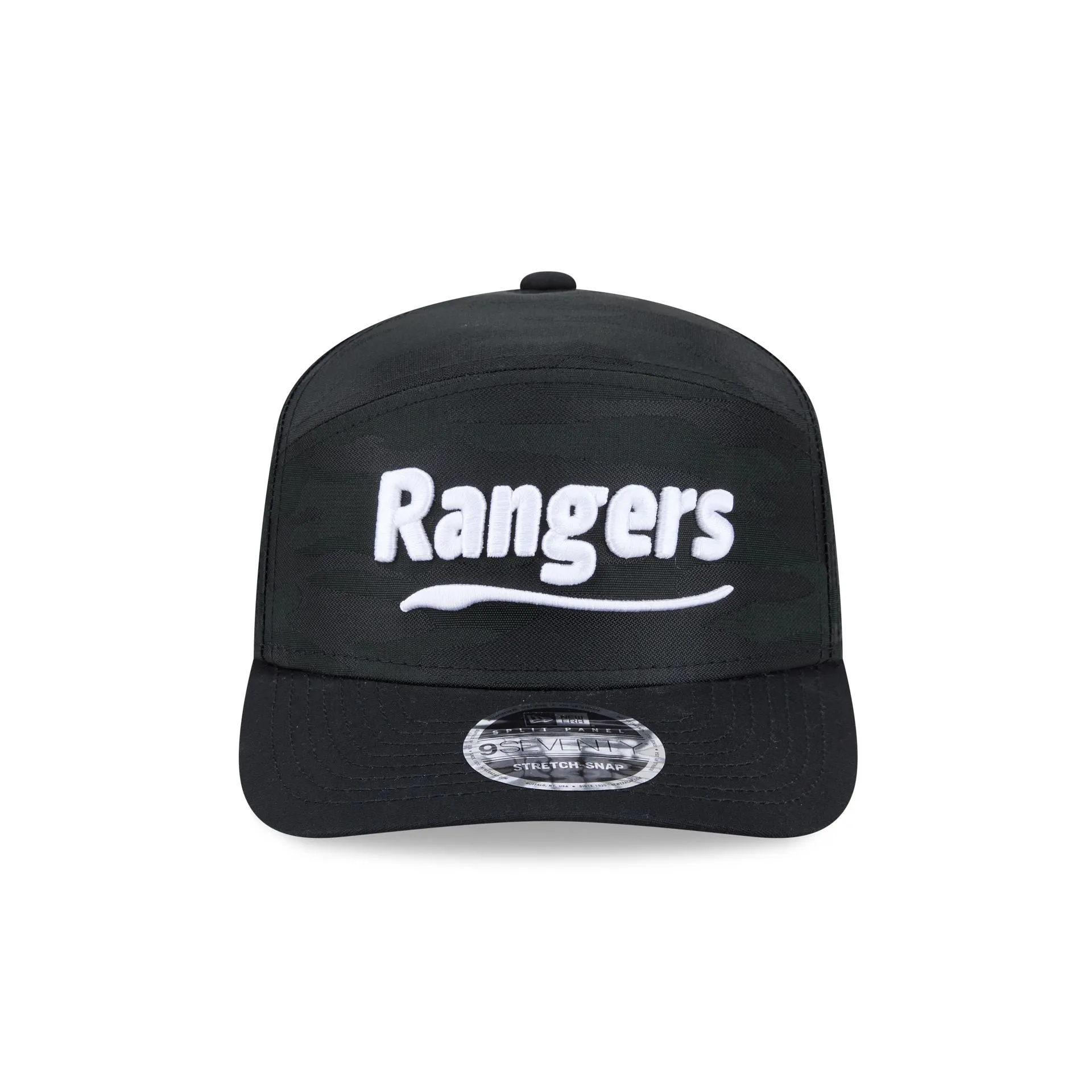 New York Rangers Black Camo Split Panel 9SEVENTY Stretch-Snap Hat sold by New Era product image thumbnail 2