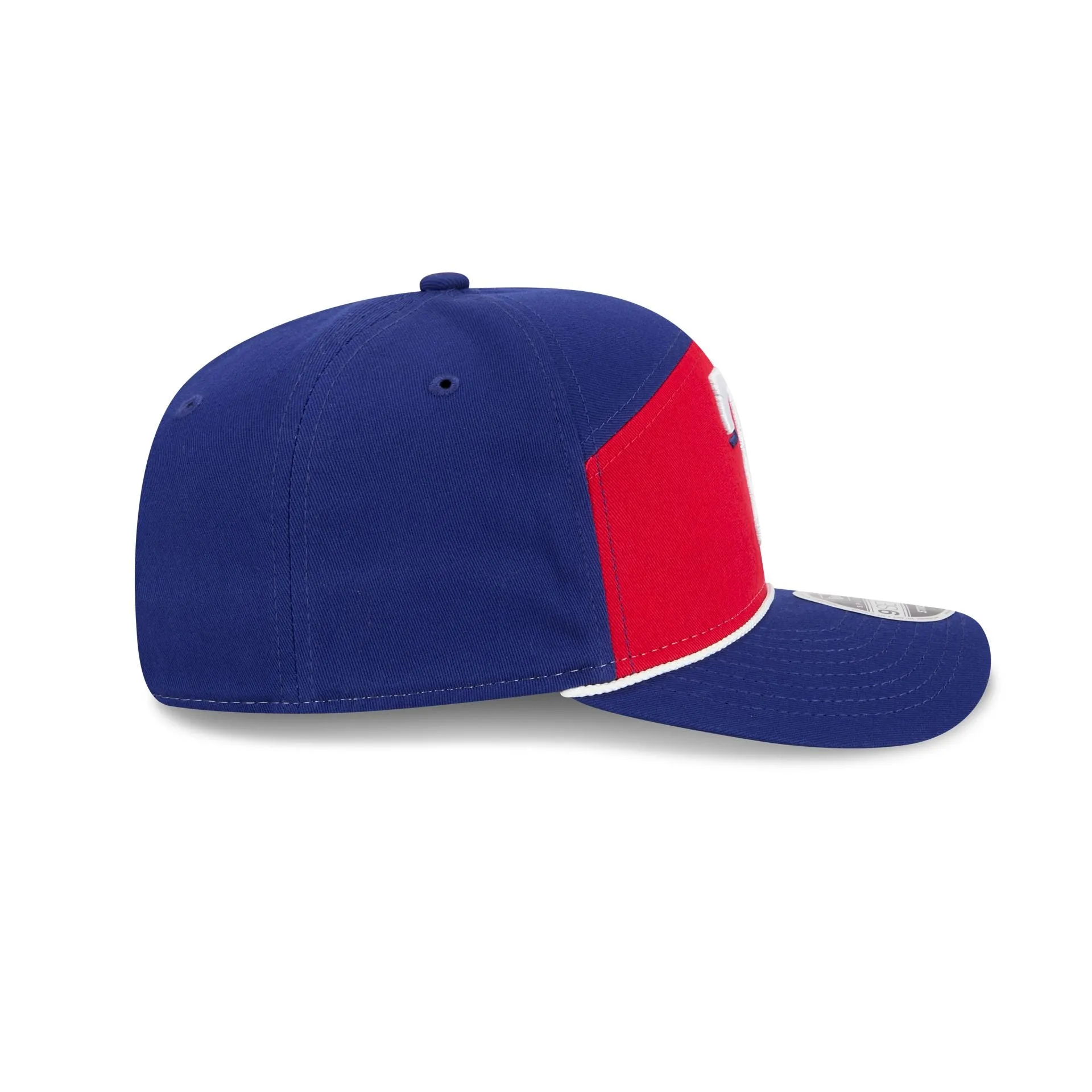 Texas Rangers Split Panel 9SEVENTY Stretch-Snap Hat sold by New Era product image thumbnail 5