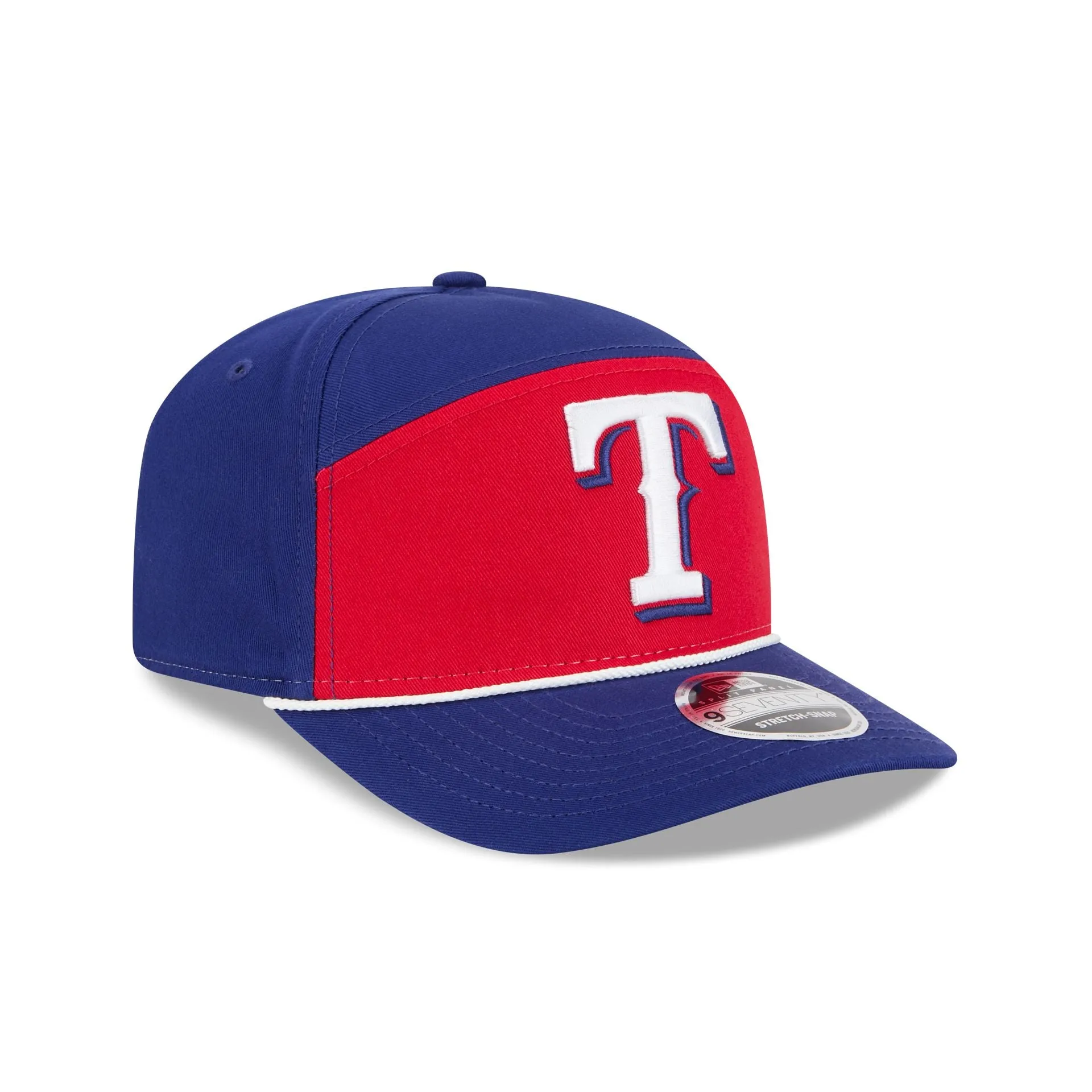 Texas Rangers Split Panel 9SEVENTY Stretch-Snap Hat sold by New Era product image thumbnail 3