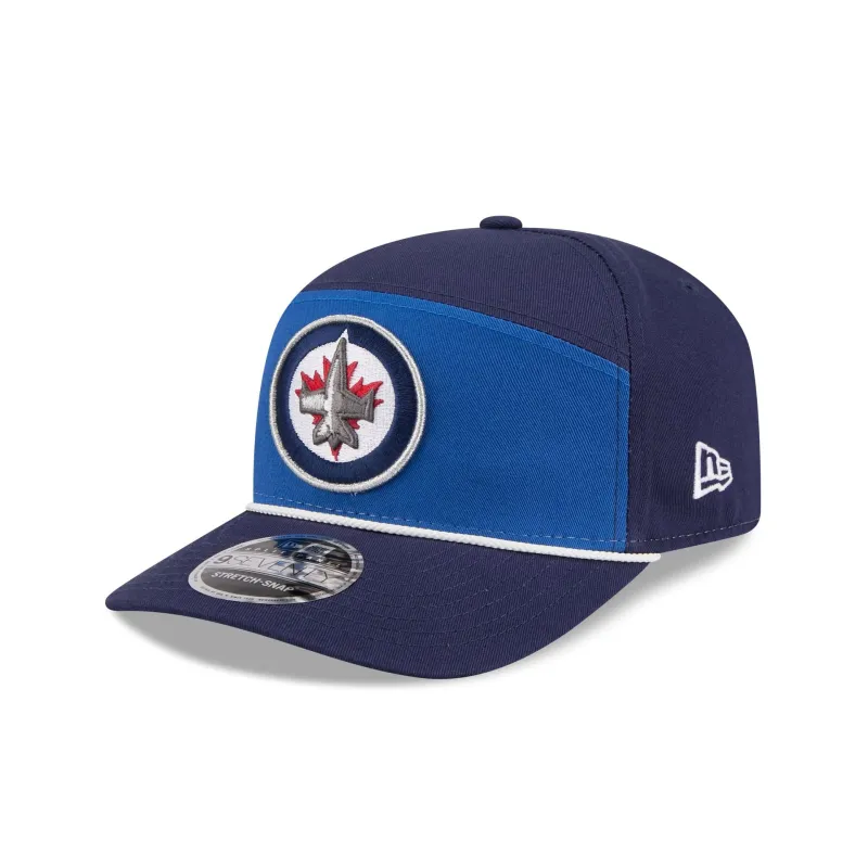 Winnipeg Jets Split Panel 9SEVENTY Stretch-Snap Hat made by New Era
