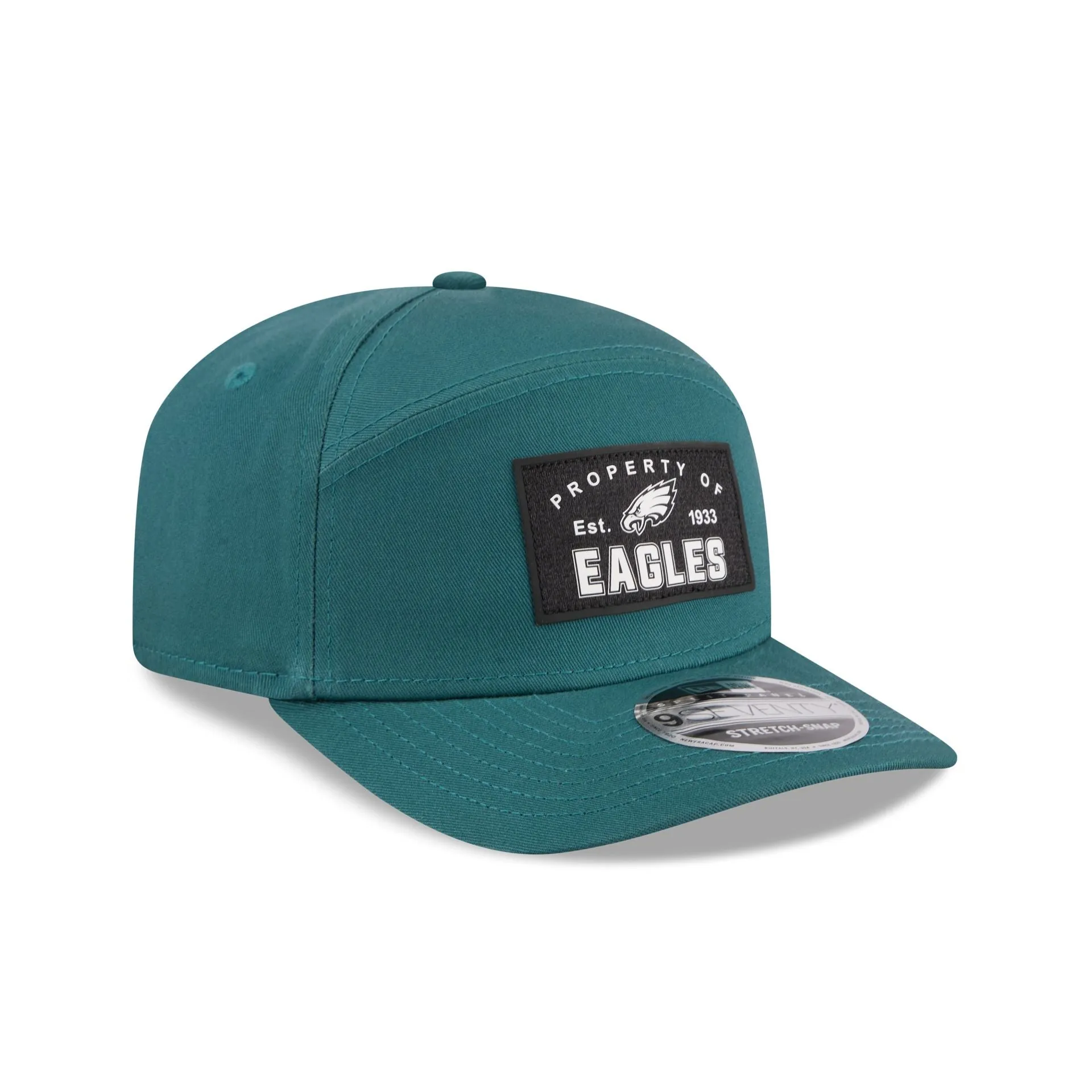 Philadelphia Eagles Property of Patch Split Panel 9SEVENTY Stretch-Snap Hat sold by New Era product image thumbnail 3
