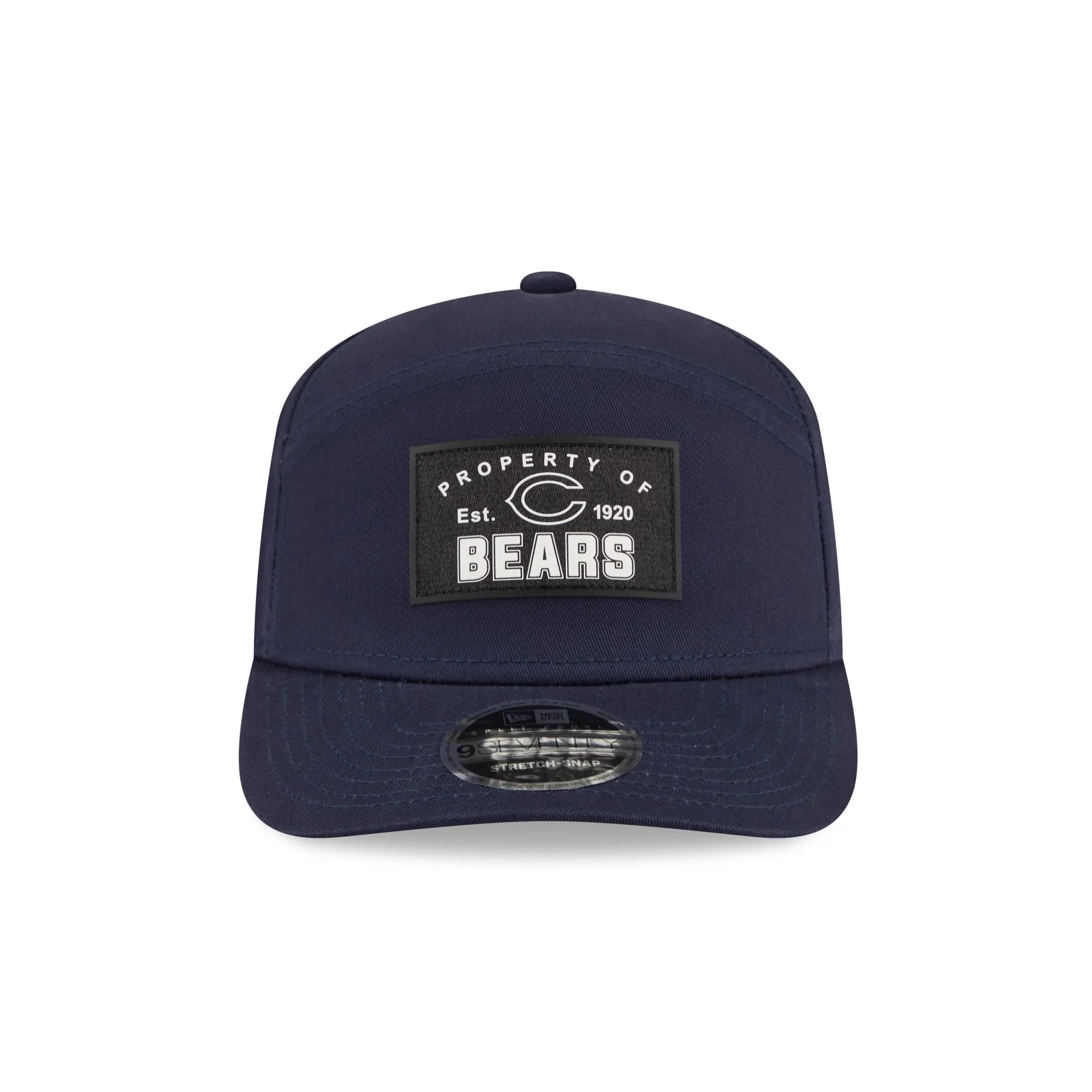Chicago Bears Property of Patch Split Panel 9SEVENTY Stretch-Snap Hat sold by New Era product image thumbnail 2