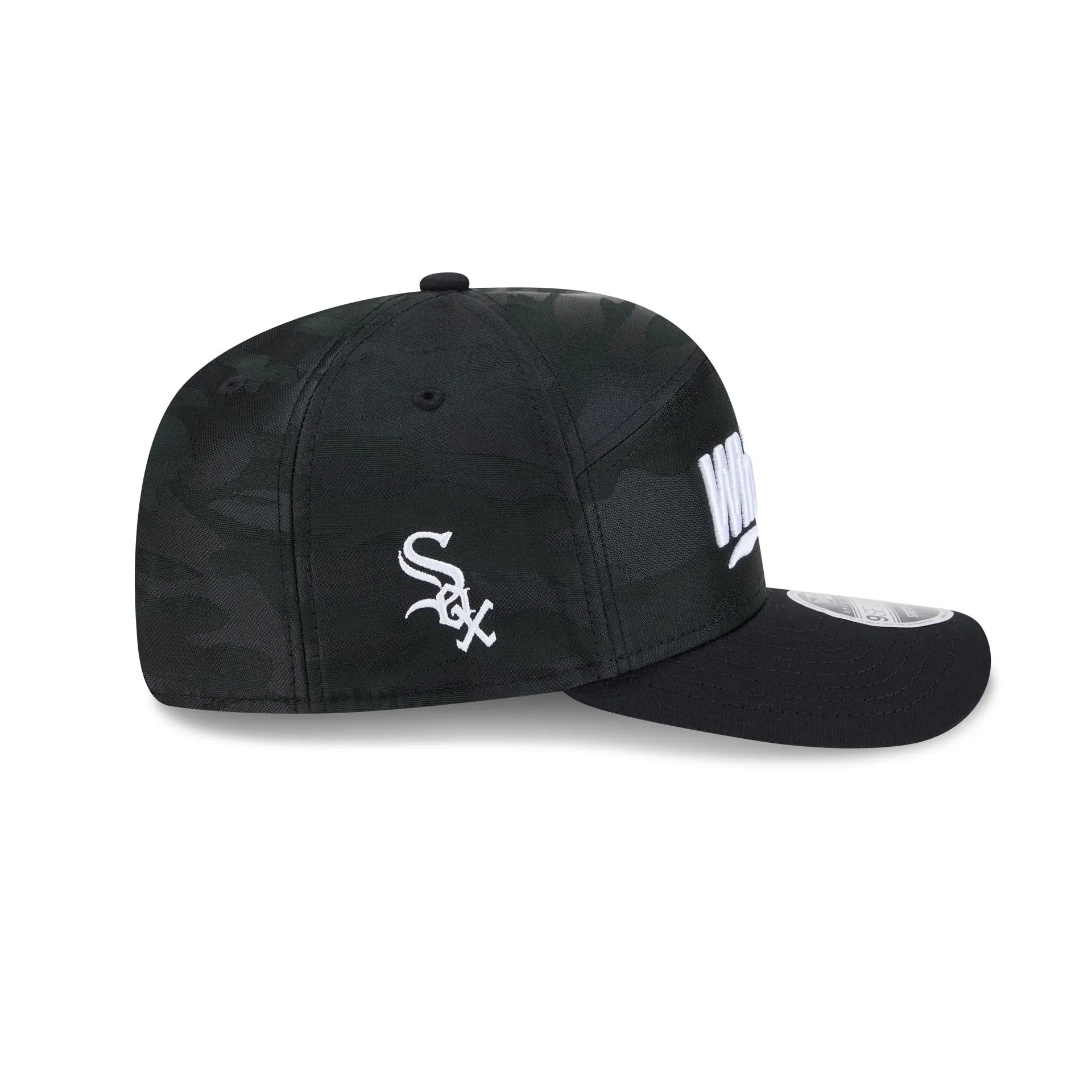 Chicago White Sox Black Camo Split Panel 9SEVENTY Stretch-Snap Hat sold by New Era product image thumbnail 4