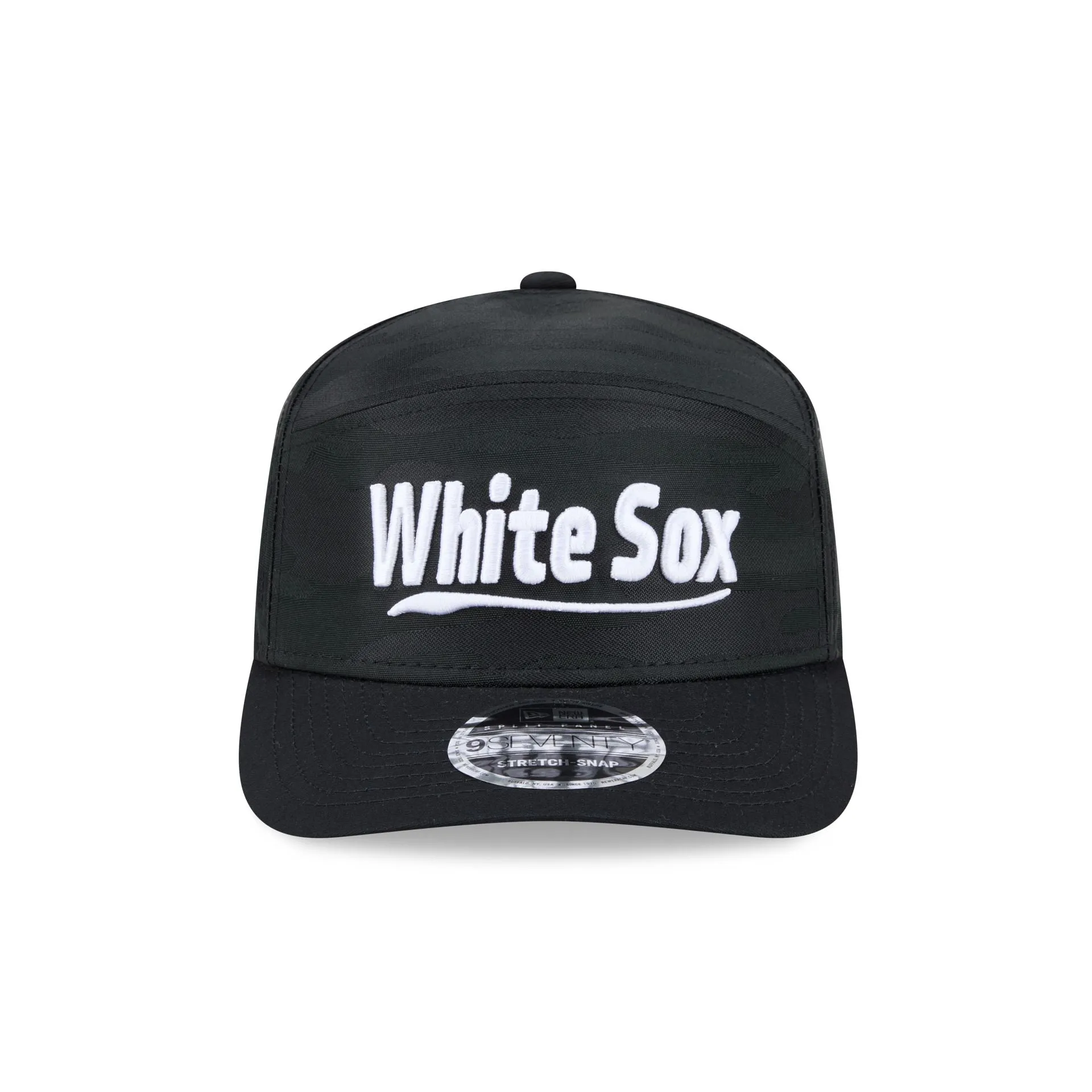 Chicago White Sox Black Camo Split Panel 9SEVENTY Stretch-Snap Hat sold by New Era product image thumbnail 2