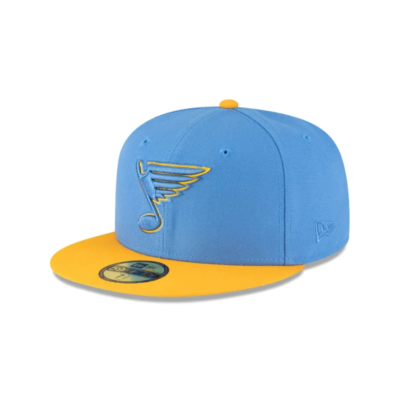 St. Louis Blues Blue Crown 59FIFTY Fitted Hat sold by New Era