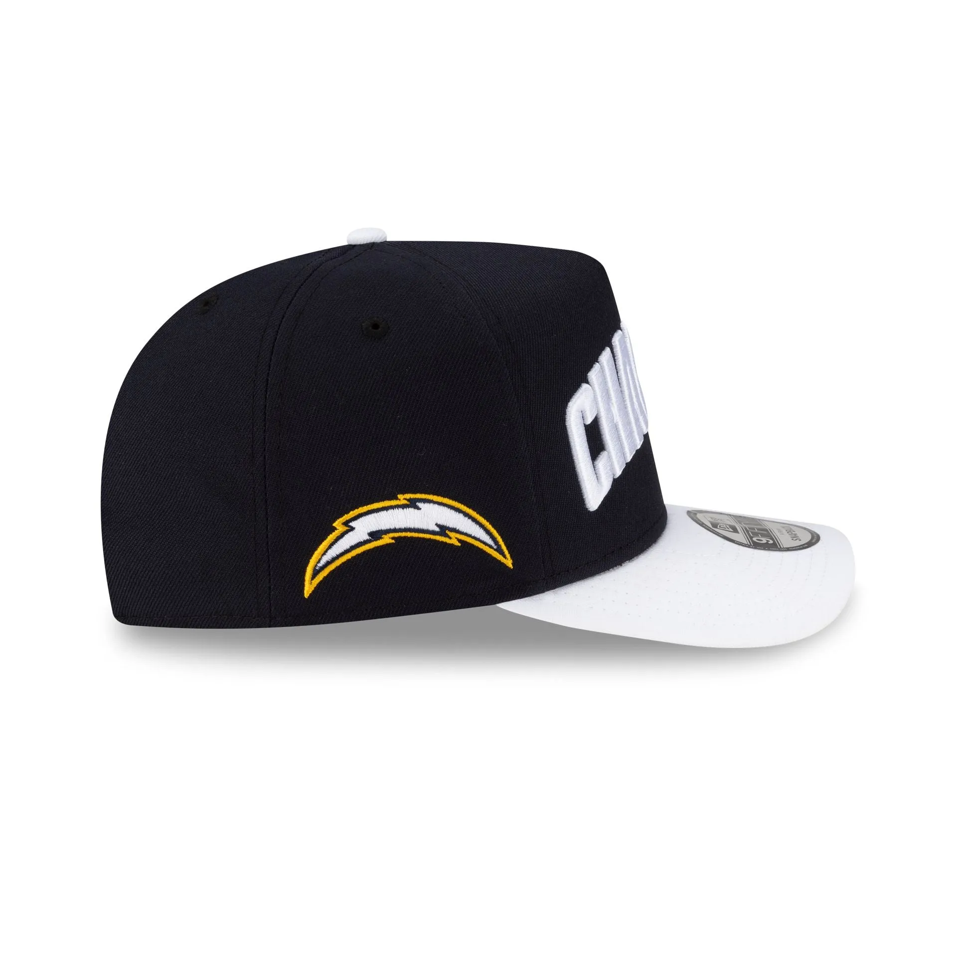 Los Angeles Chargers Wordmark Navy 9FIFTY A-Frame Snapback Hat sold by New Era product image thumbnail 4