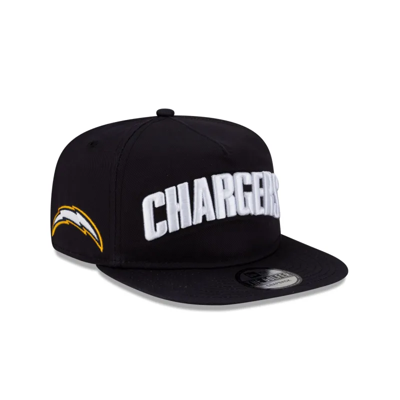 Los Angeles Chargers Wordmark Navy Golfer Adjustable Hat sold by New Era