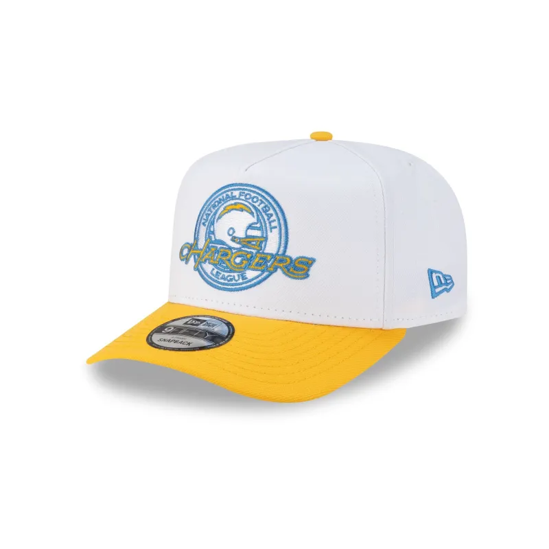 Los Angeles Chargers Crest 9FIFTY A-Frame Snapback Hat sold by New Era
