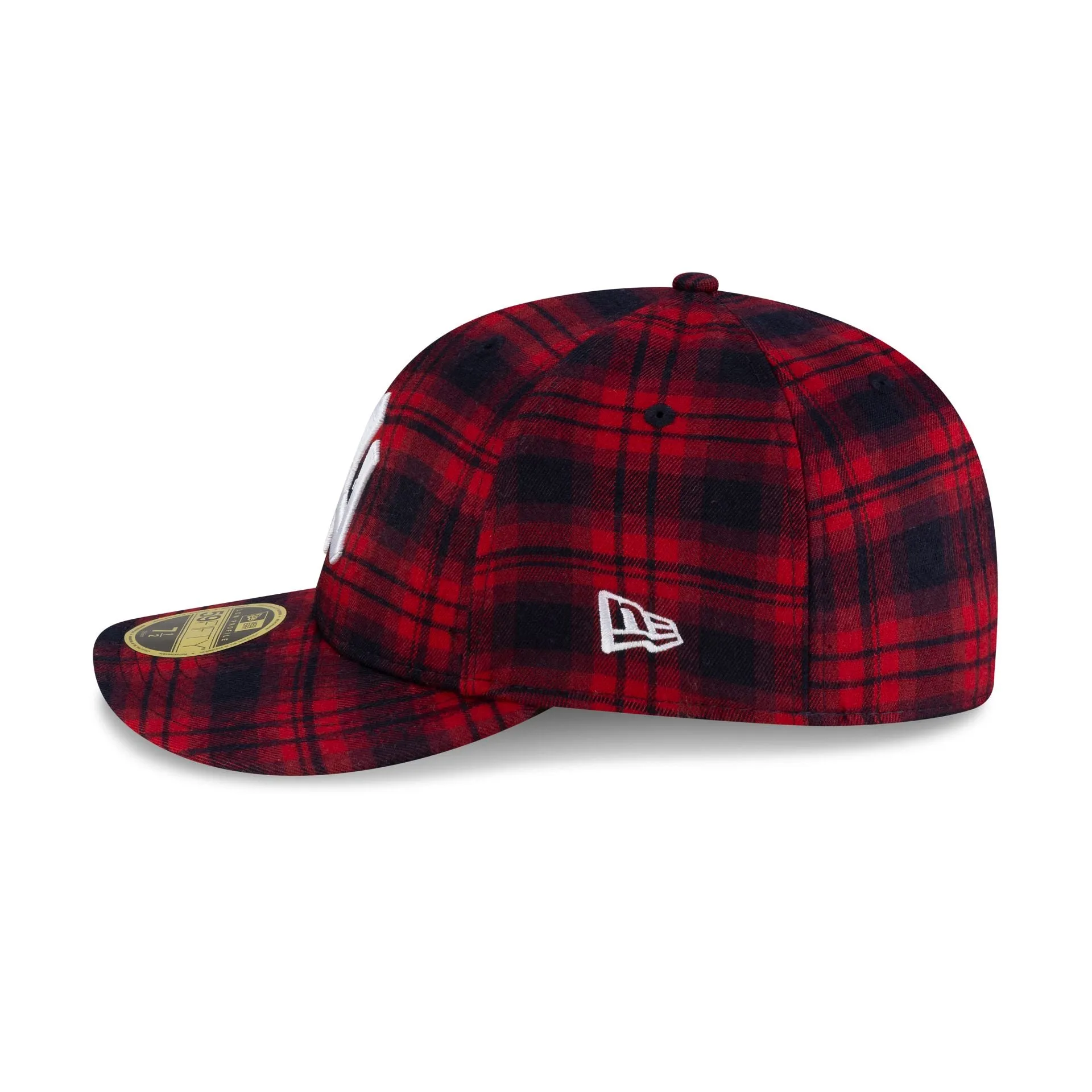 New York Yankees Scarlet Check Low Profile 59FIFTY Fitted Hat sold by New Era product image thumbnail 4
