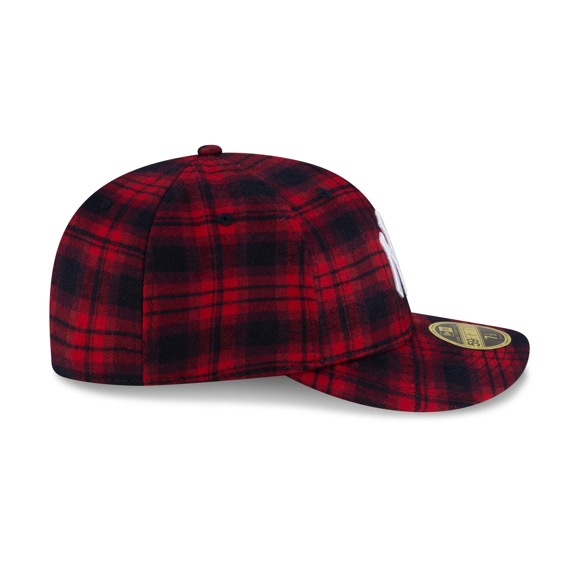 New York Yankees Scarlet Check Low Profile 59FIFTY Fitted Hat sold by New Era product image thumbnail 5