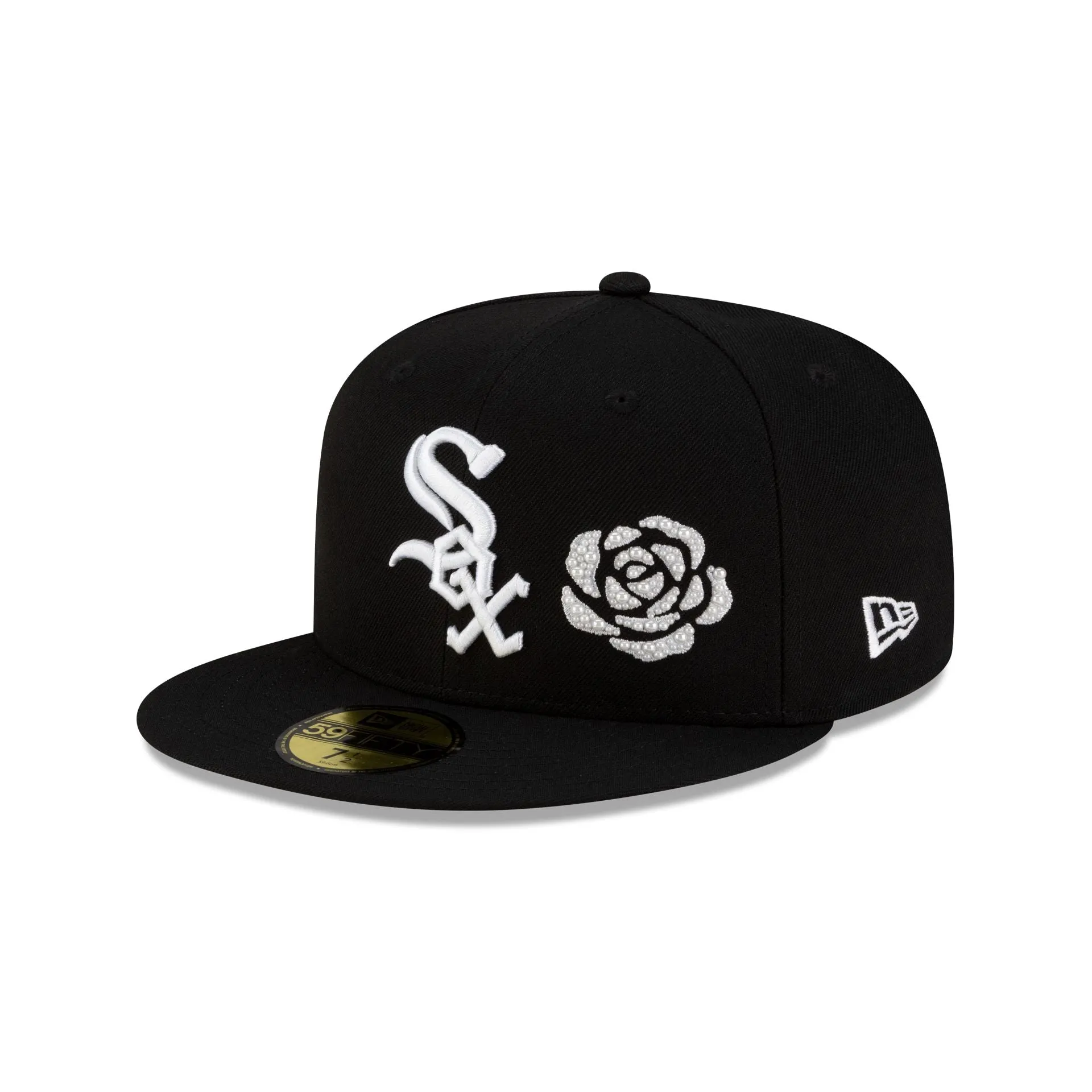 Chicago White Sox Faux Pearl Icon 59FIFTY Fitted Hat sold by New Era