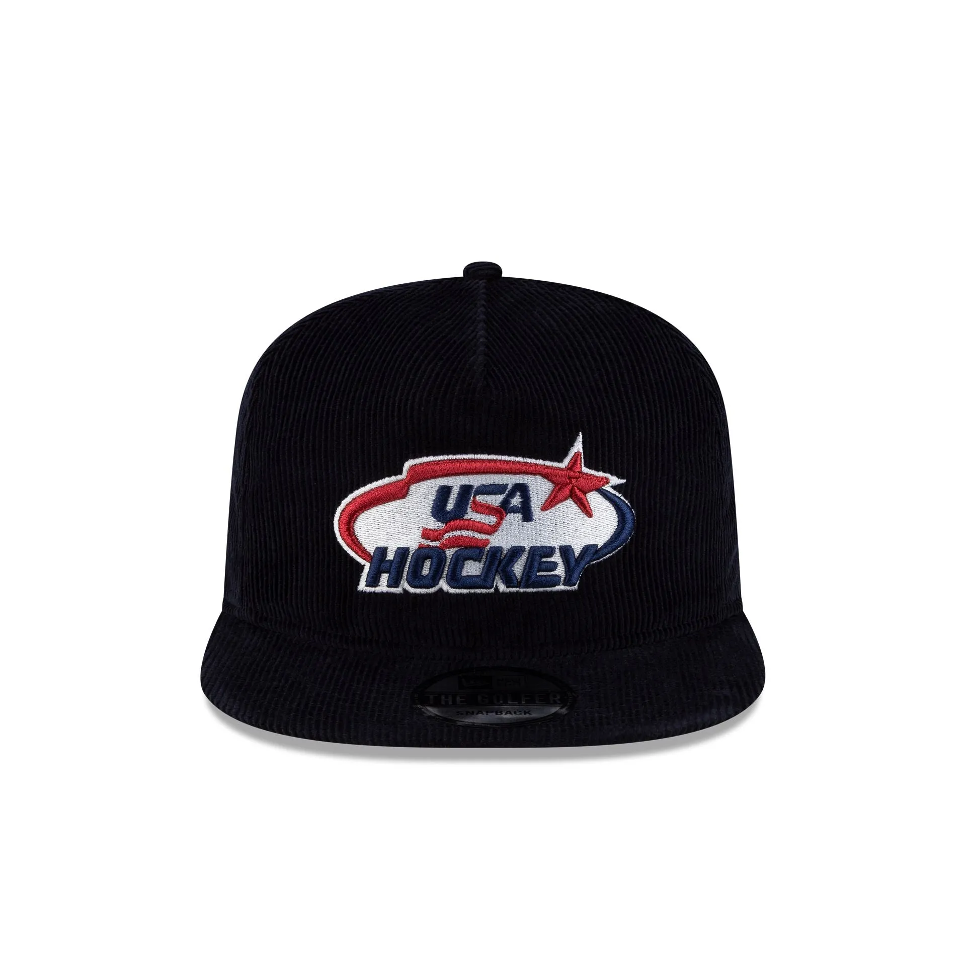 USA Hockey Navy Corduroy Golfer Hat sold by New Era product image thumbnail 2