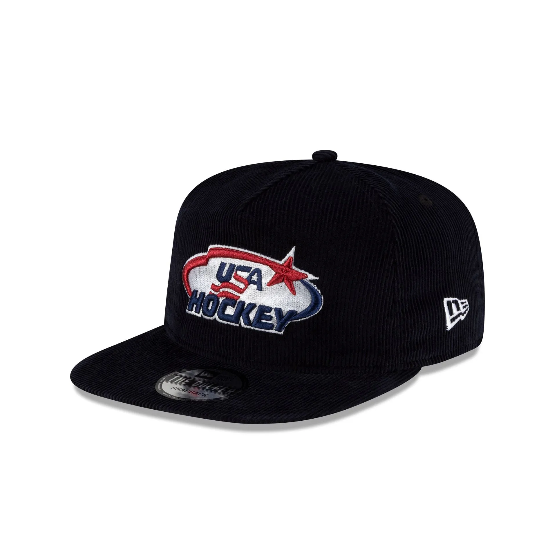 USA Hockey Navy Corduroy Golfer Hat sold by New Era