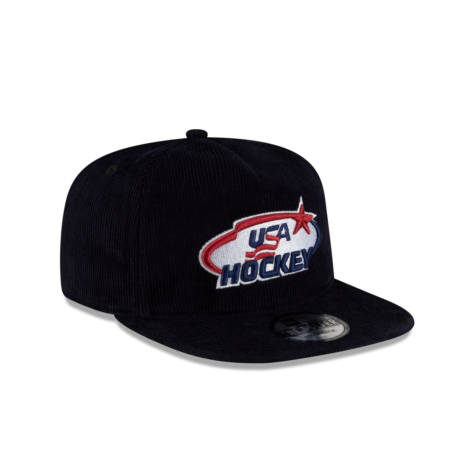 USA Hockey Navy Corduroy Golfer Hat sold by New Era product image thumbnail 3