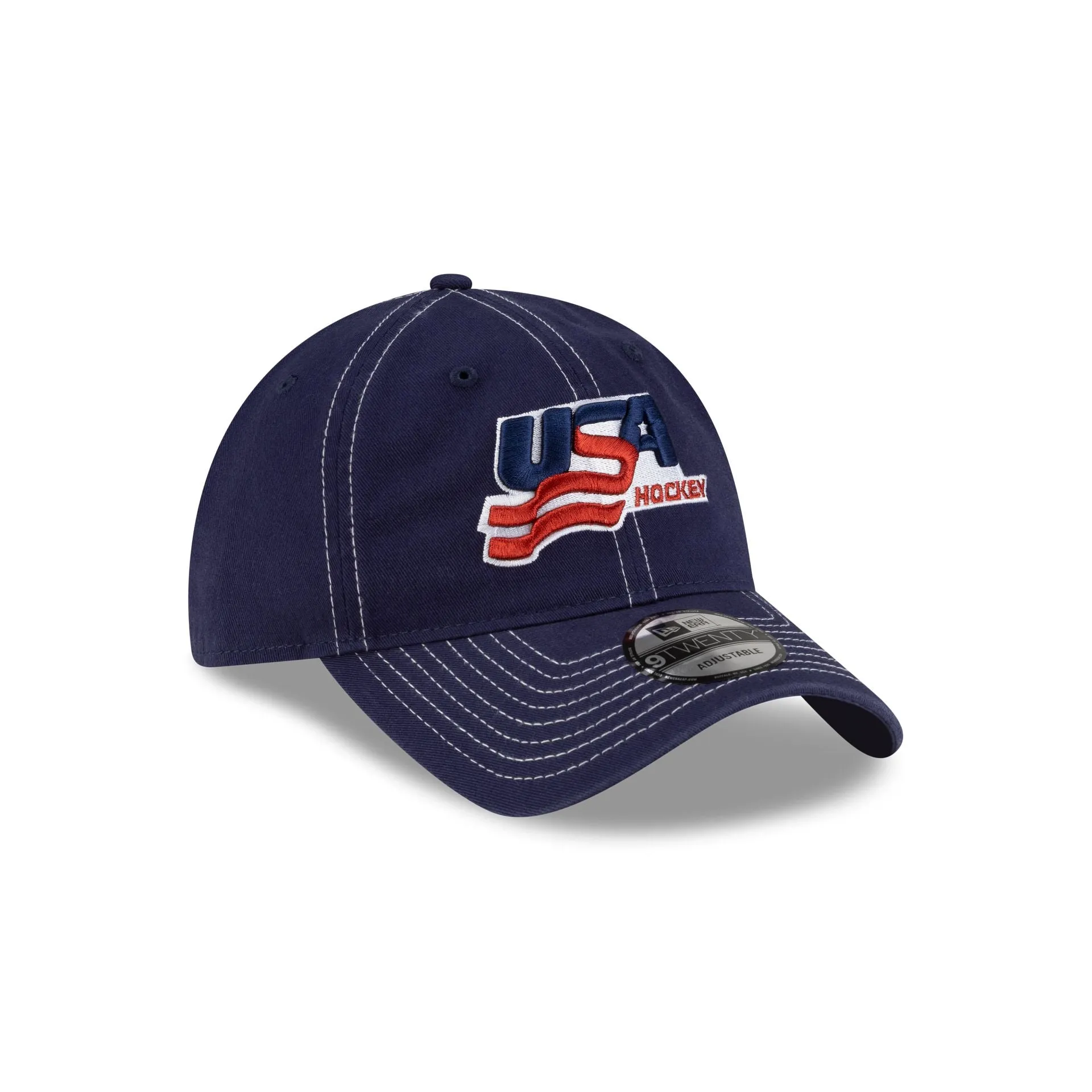 USA Hockey Light Navy 9TWENTY Adjustable Hat sold by New Era product image thumbnail 3