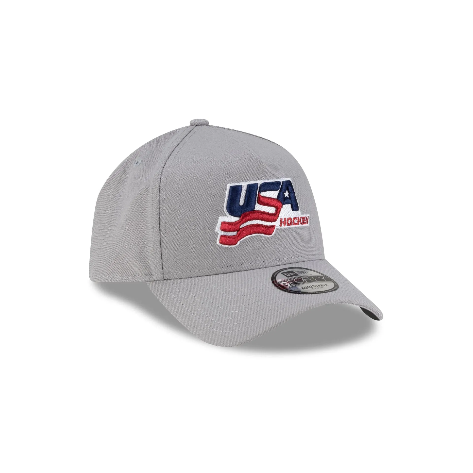 USA Hockey Gray 9FORTY A-Frame Snapback Hat sold by New Era product image thumbnail 3
