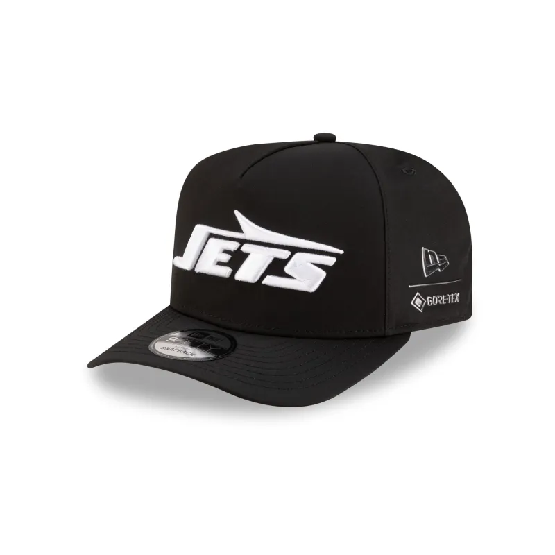 GORE-TEX x New York Jets Black 9FIFTY A-Frame Snapback Hat sold by New Era