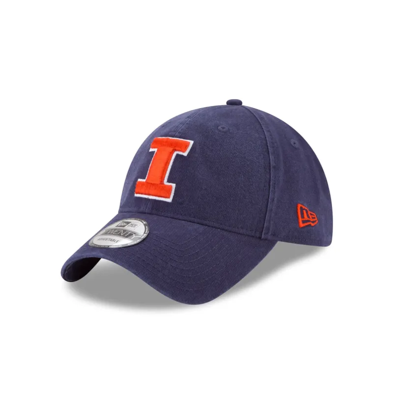 Illinois Fighting Illini Navy 9TWENTY Adjustable Hat sold by New Era