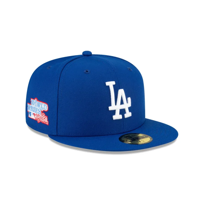 Los Angeles Dodgers Color Flip Blue 59FIFTY Fitted Hat sold by New Era