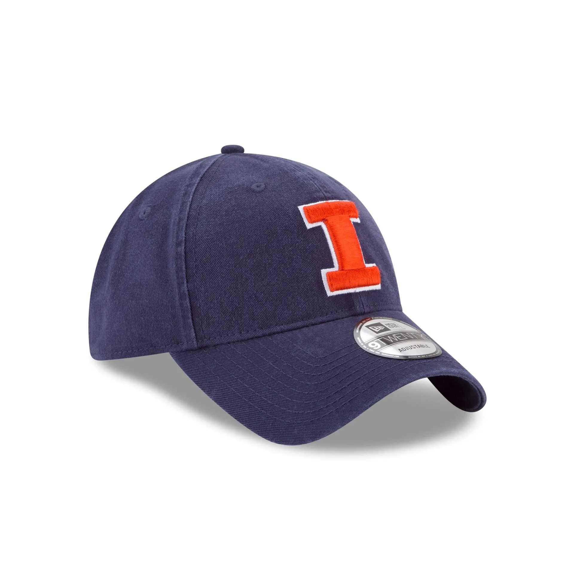 Illinois Fighting Illini Navy 9TWENTY Adjustable Hat sold by New Era product image thumbnail 3