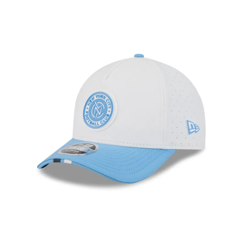 New York City FC 2026 MLS Kickoff 9FORTY M-Crown A-Frame Snapback Hat sold by New Era