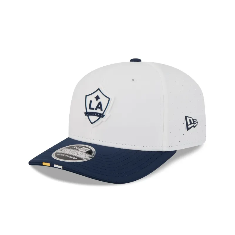 LA Galaxy 2026 MLS Kickoff 9SEVENTY Stretch-Snap Hat sold by New Era