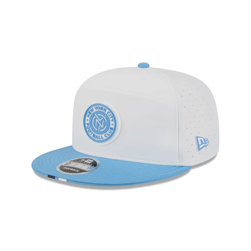 New York City FC 2026 MLS Kickoff Split Panel 9FIFTY Snapback Hat sold by New Era
