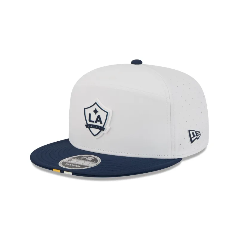 LA Galaxy 2026 MLS Kickoff Split Panel 9FIFTY Snapback Hat sold by New Era