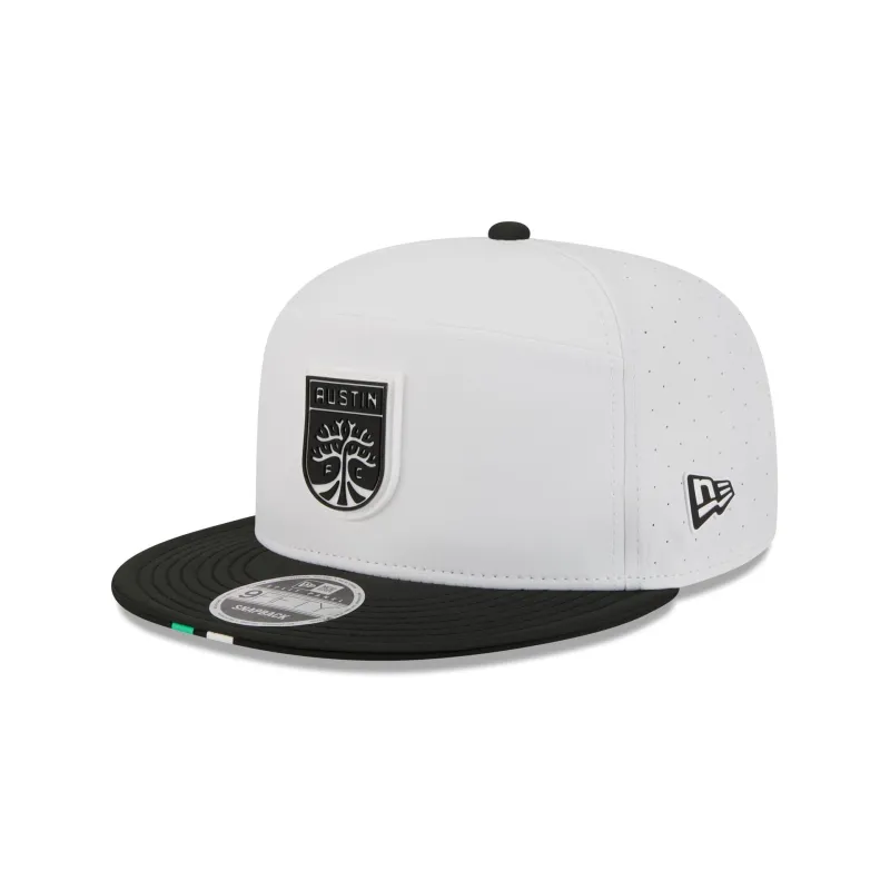 Austin FC 2026 MLS Kickoff Split Panel 9FIFTY Snapback Hat sold by New Era