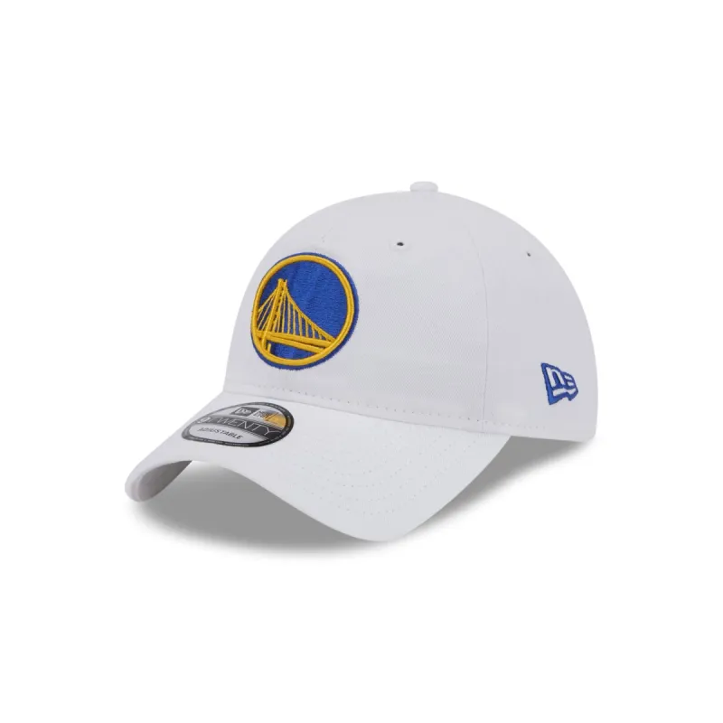 Golden State Warriors White 9TWENTY Adjustable Hat sold by New Era