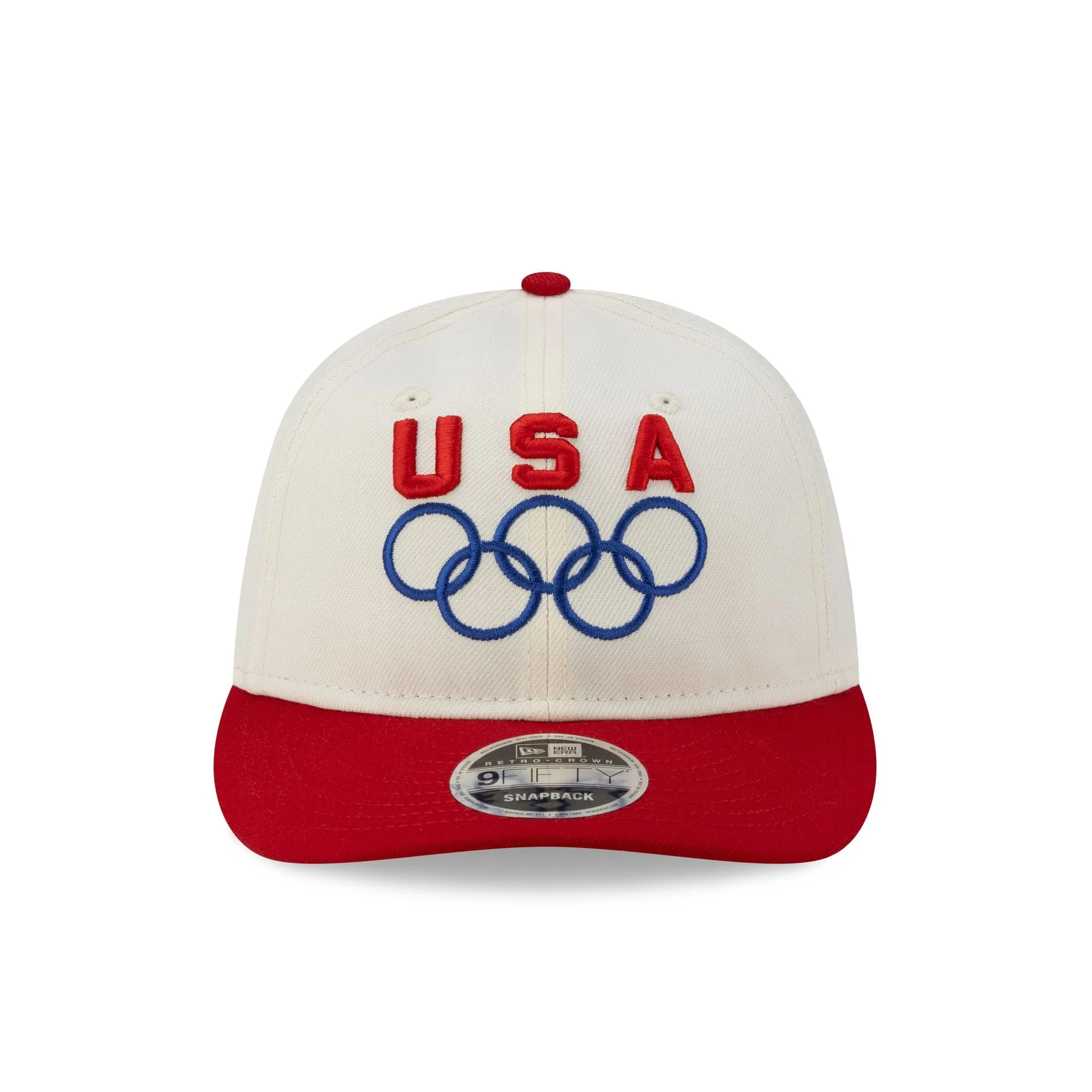 Team USA Chrome White Red Retro Crown 9FIFTY Snapback Hat sold by New Era product image thumbnail 2