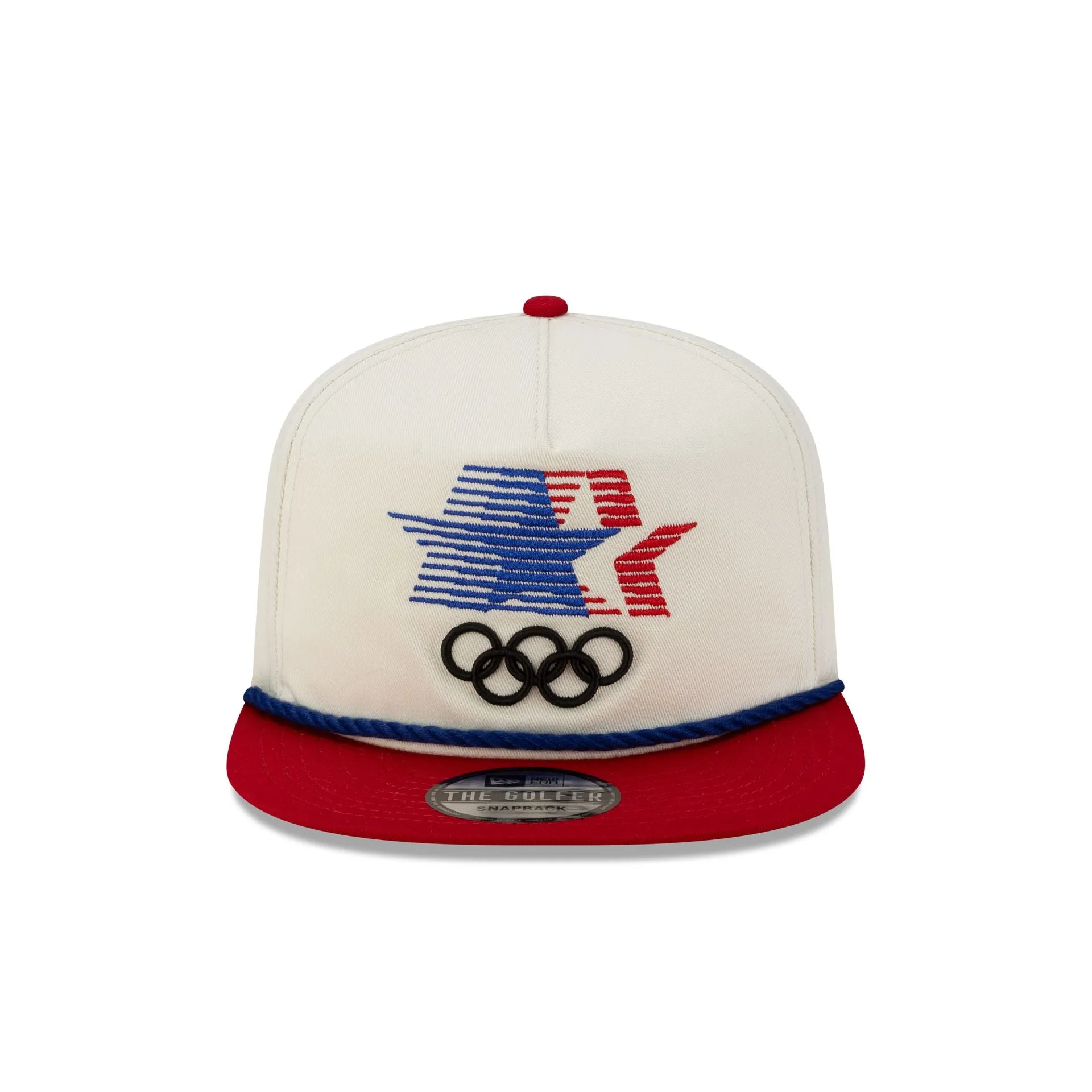Olympic Heritage Los Angeles 1984 Olympic Games Stars Chrome White Red Golfer Hat sold by New Era product image thumbnail 2