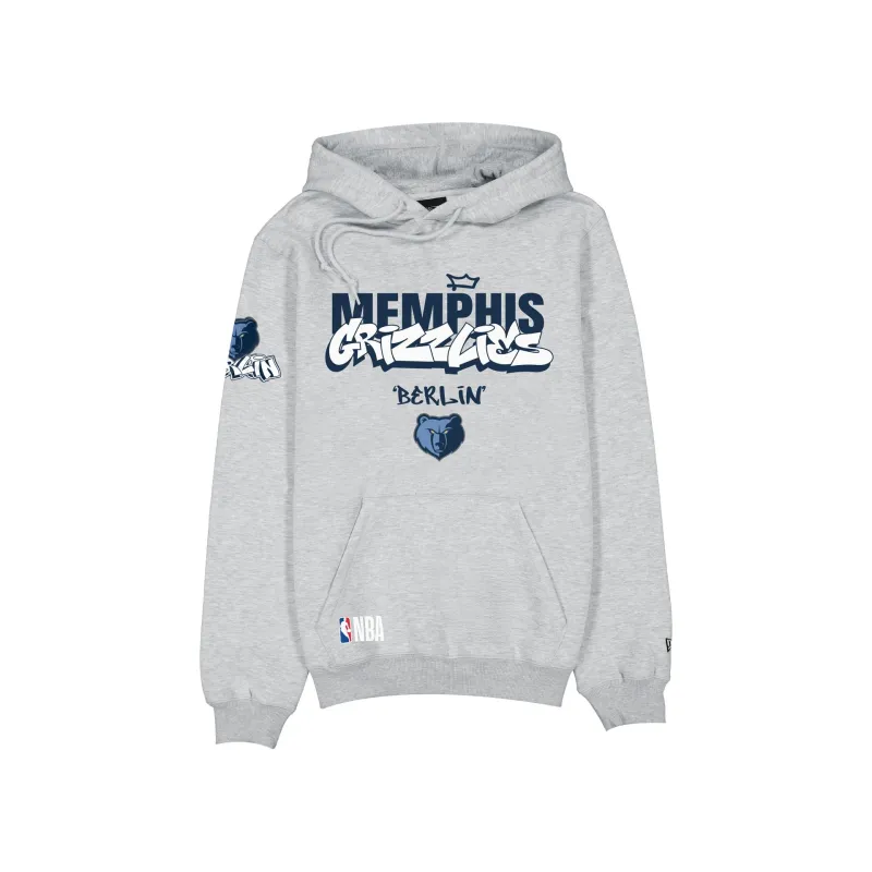 Memphis Grizzlies 2026 Berlin Game Gray Hoodie sold by New Era