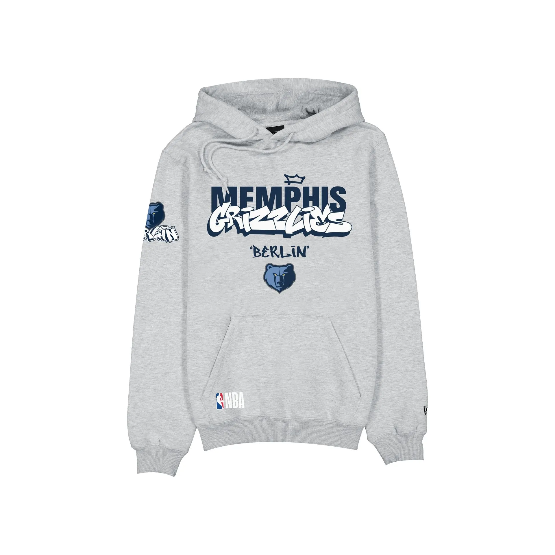 Memphis Grizzlies 2026 Berlin Game Gray Hoodie sold by New Era