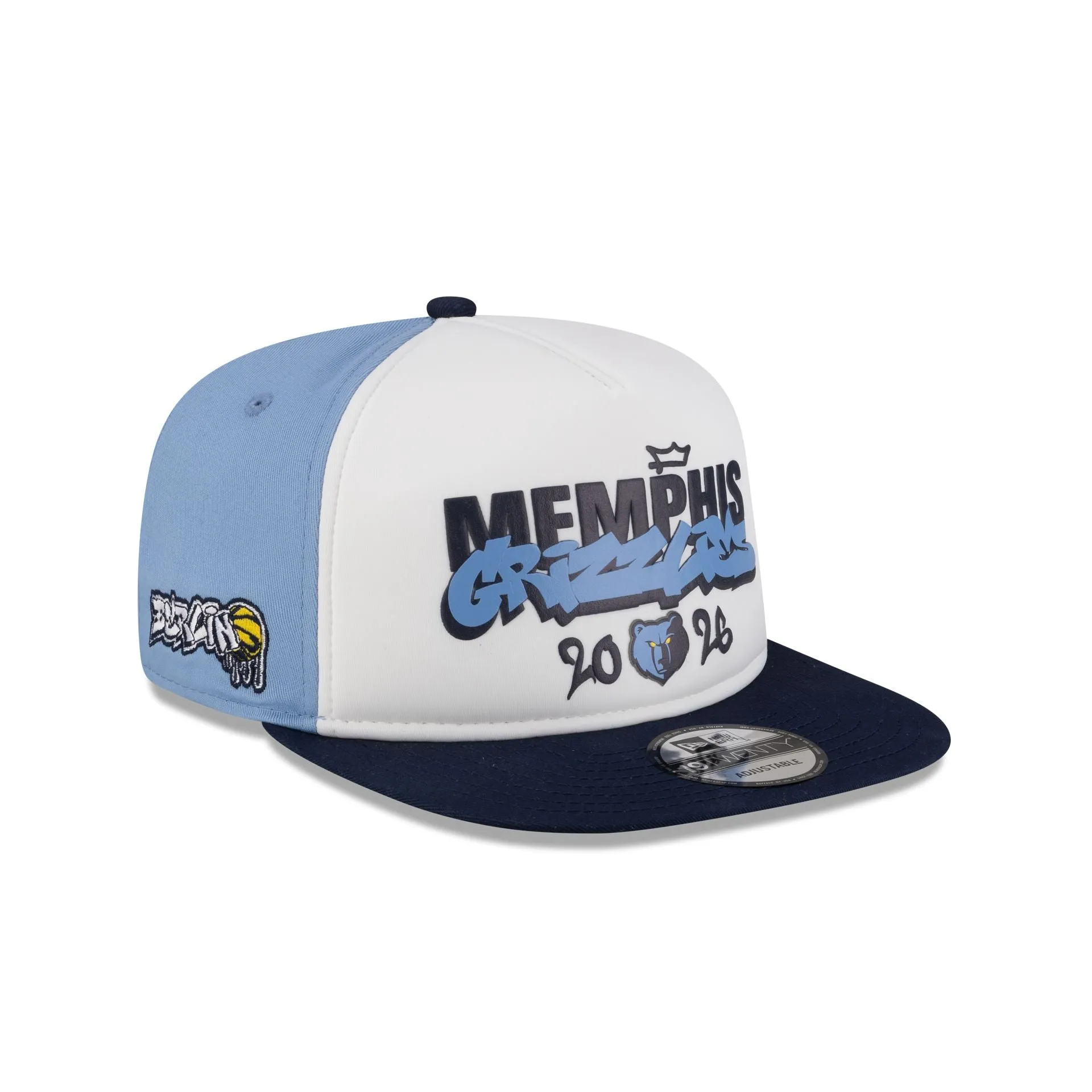 Memphis Grizzlies 2026 Berlin Game 19TWENTY Adjustable Hat sold by New Era