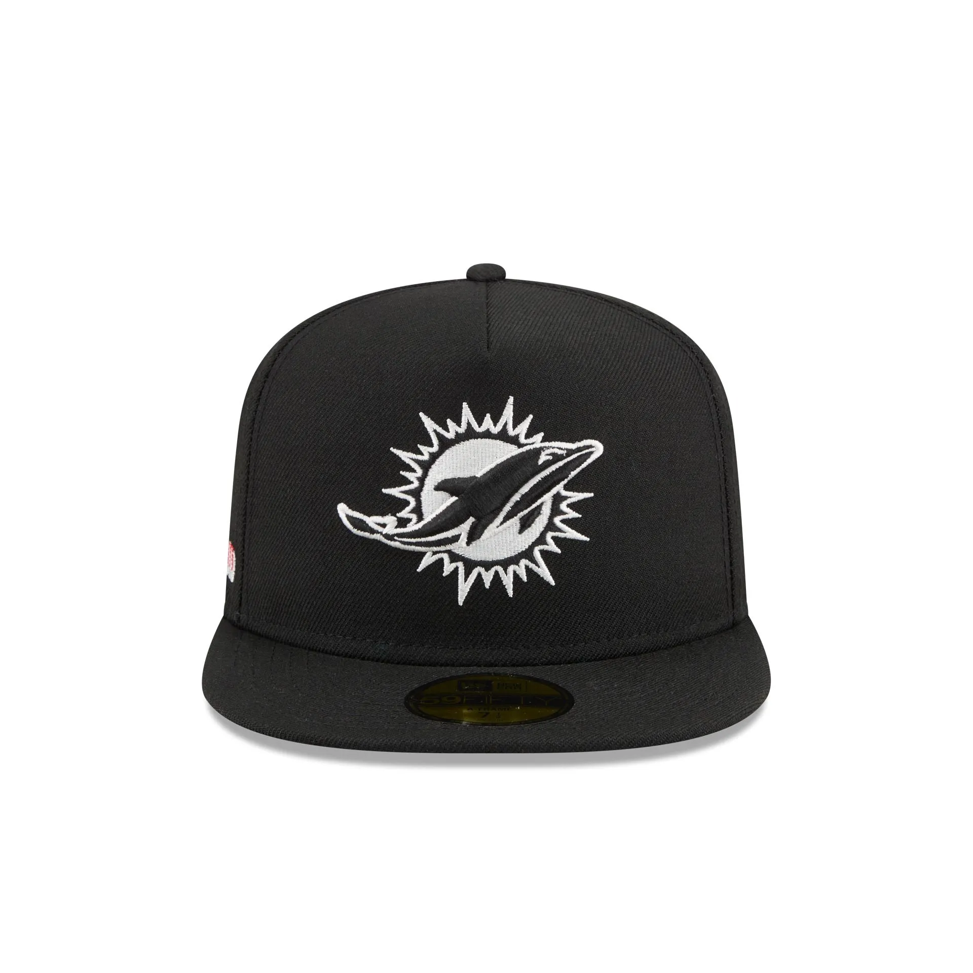 Just Caps Chiseled Logo Miami Dolphins 59FIFTY A-Frame Fitted Hat sold by New Era product image thumbnail 2