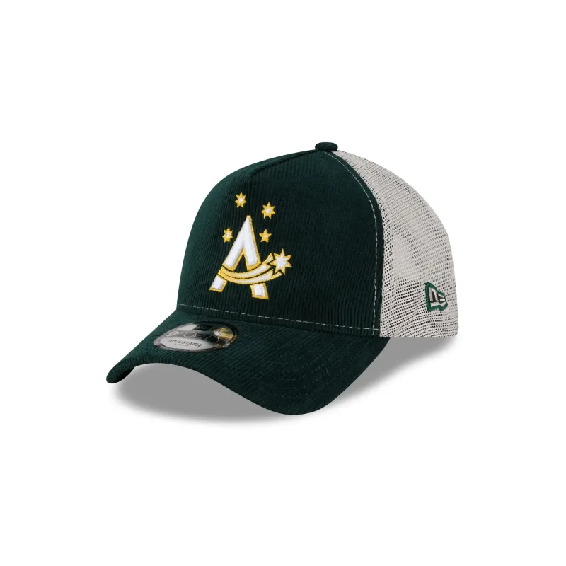 Australia 2026 World Baseball Classic Corduroy 9FORTY A-Frame Trucker Hat sold by New Era