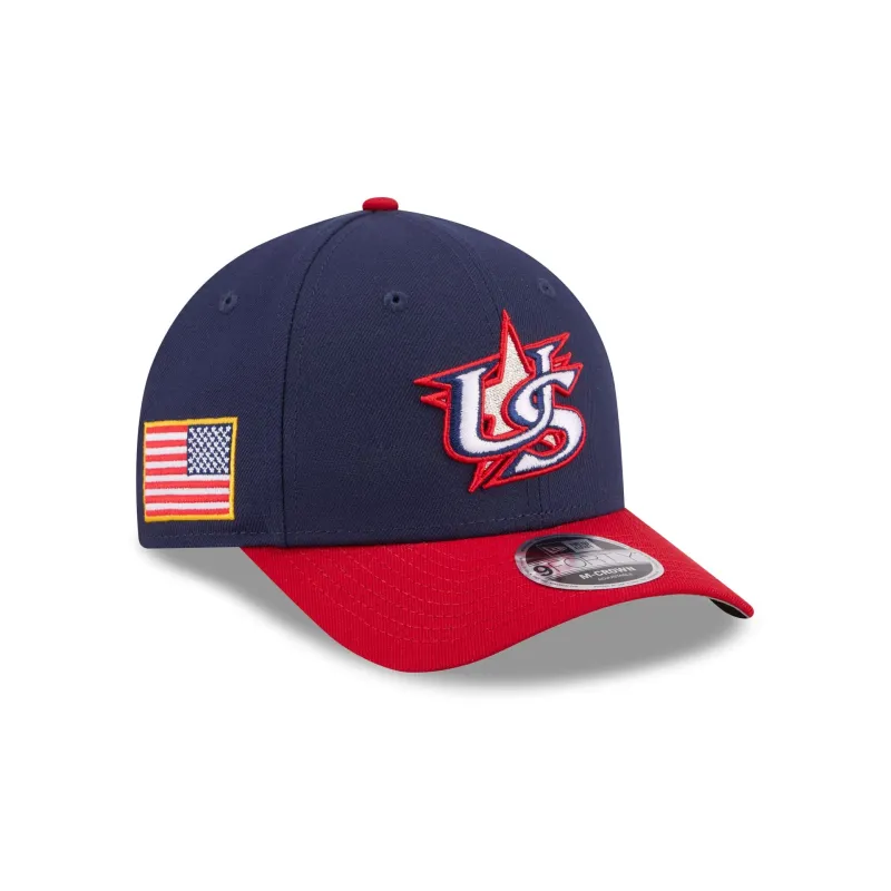 2026 World Baseball Classic USA 9FORTY M-Crown Snapback Hat sold by New Era