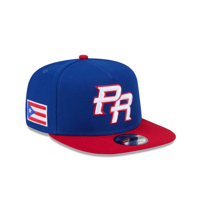 2026 World Baseball Classic Puerto Rico 9FIFTY A-Frame Snapback Hat sold by New Era
