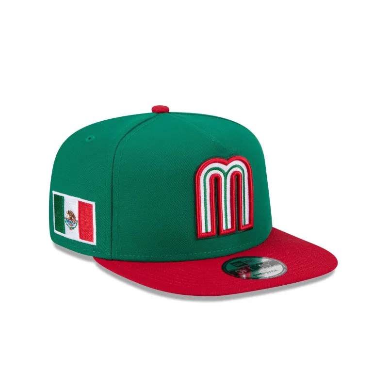 2026 World Baseball Classic Mexico 9FIFTY A-Frame Snapback Hat sold by New Era