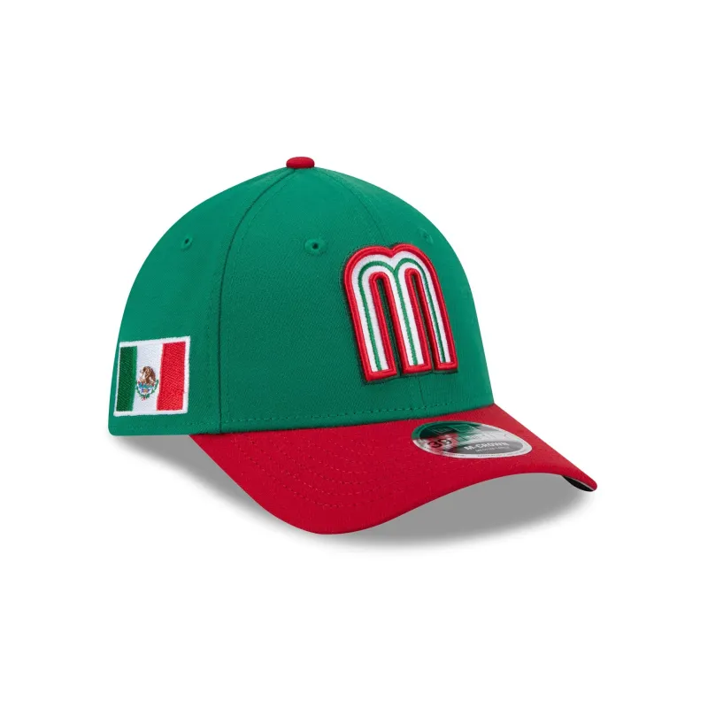 2026 World Baseball Classic Mexico 39THIRTY M-Crown Stretch Fit Hat sold by New Era