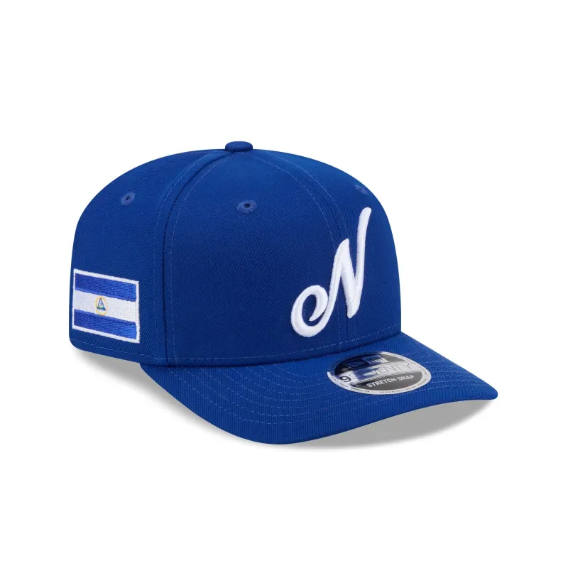 2026 World Baseball Classic Nicaragua 9SEVENTY Stretch-Snap Hat sold by New Era