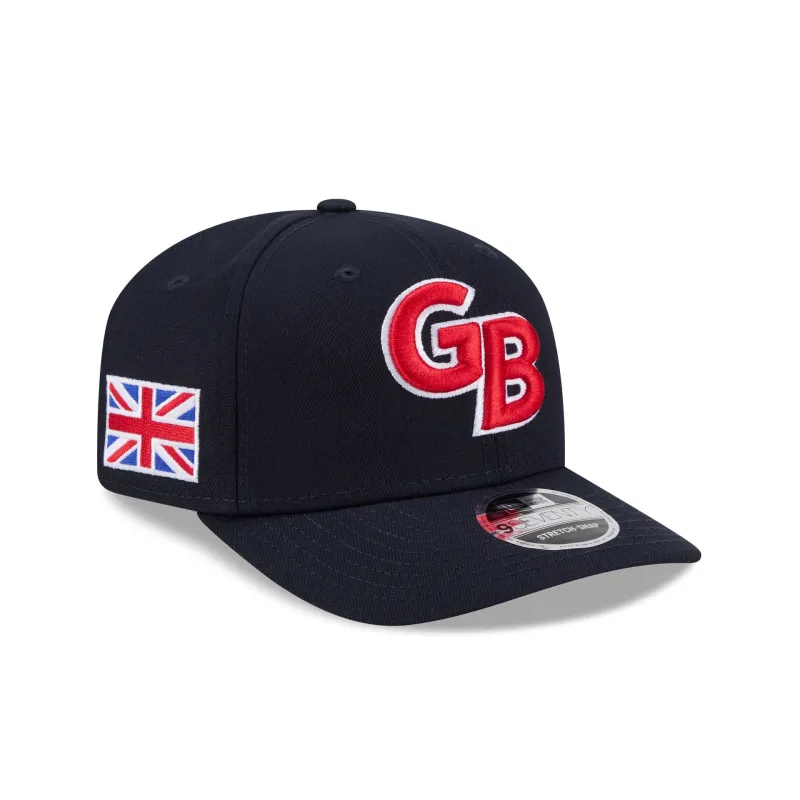 2026 World Baseball Classic Great Britain 9SEVENTY Stretch-Snap Hat made by New Era