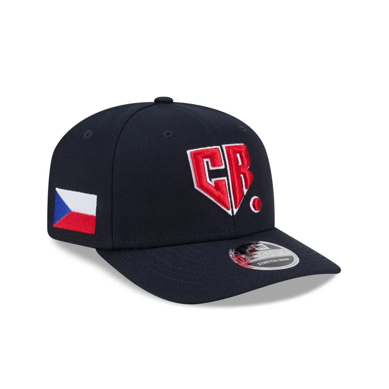 2026 World Baseball Classic Czechia 9SEVENTY Stretch-Snap Hat sold by New Era
