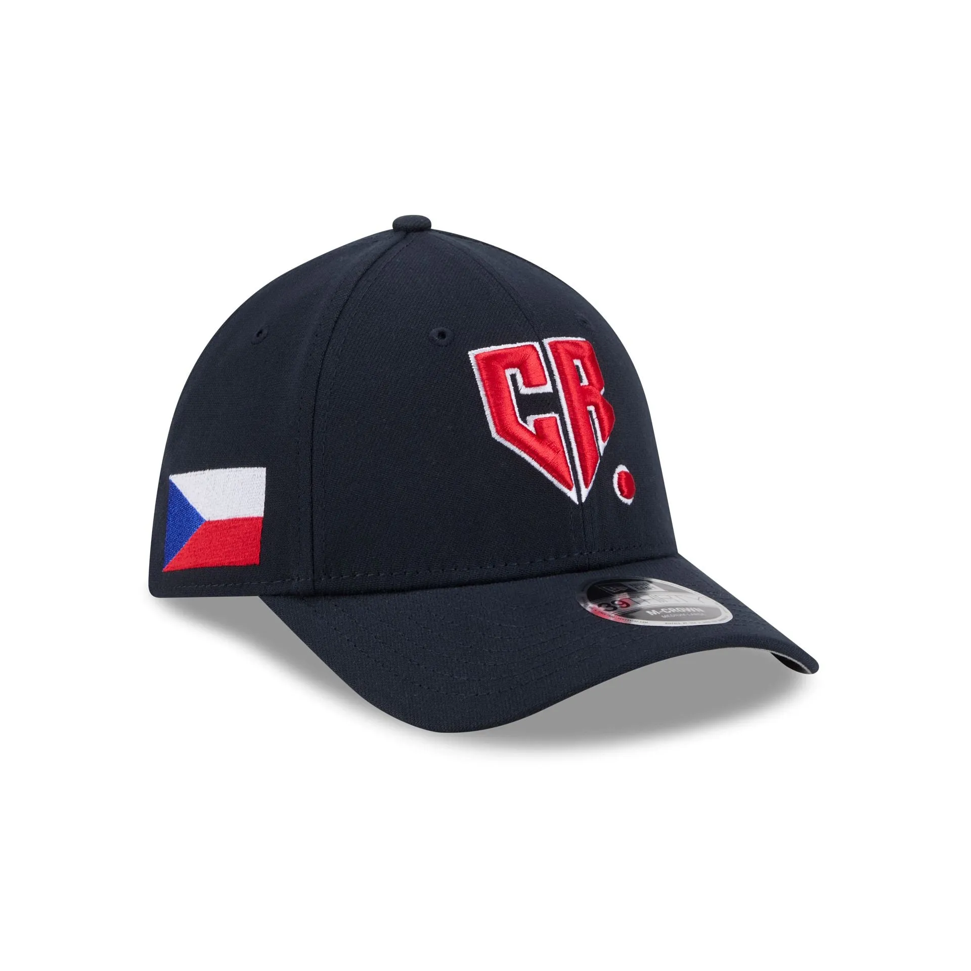 2026 World Baseball Classic Czechia 39THIRTY M-Crown Stretch Fit Hat sold by New Era