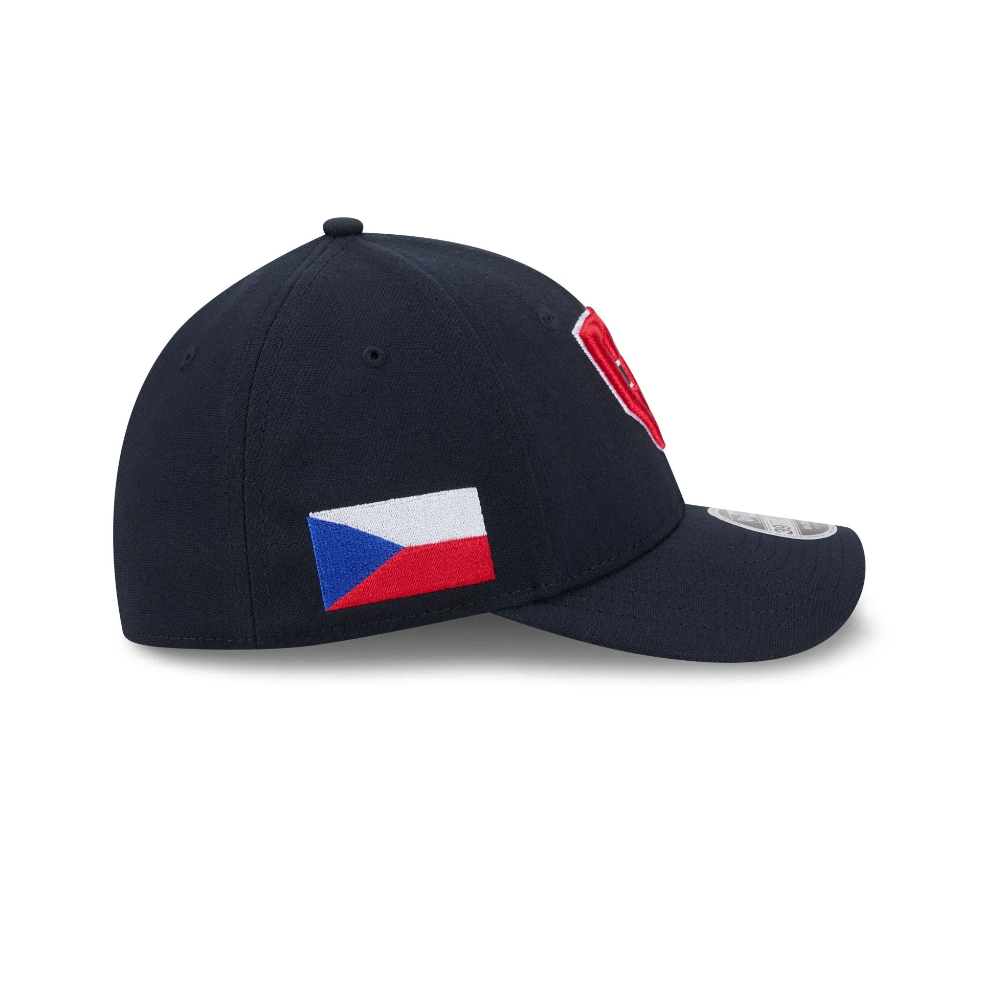 2026 World Baseball Classic Czechia 39THIRTY M-Crown Stretch Fit Hat sold by New Era product image thumbnail 4