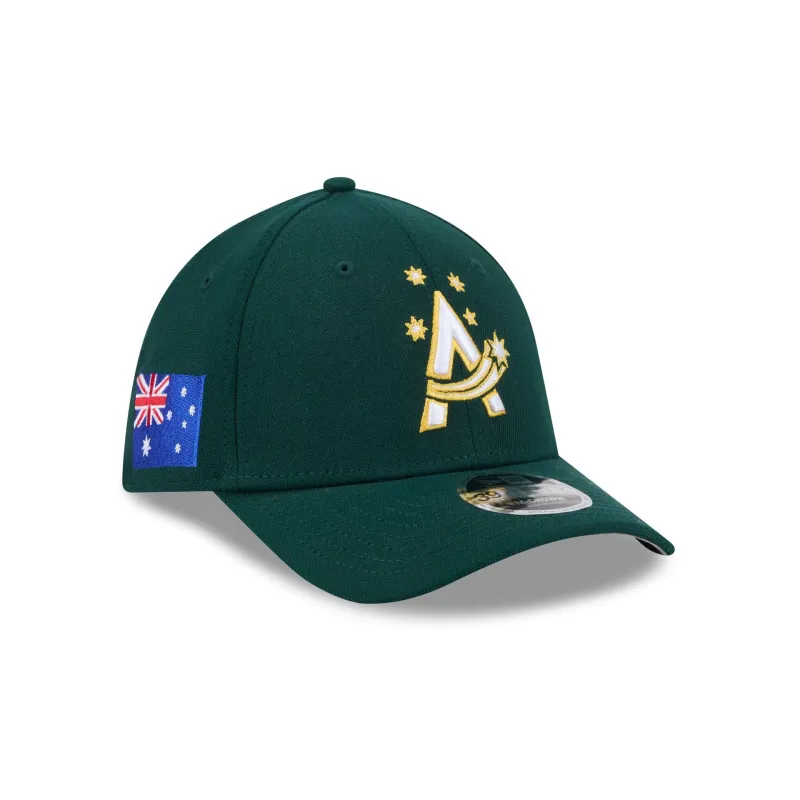 2026 World Baseball Classic Australia 39THIRTY M-Crown Stretch Fit Hat sold by New Era