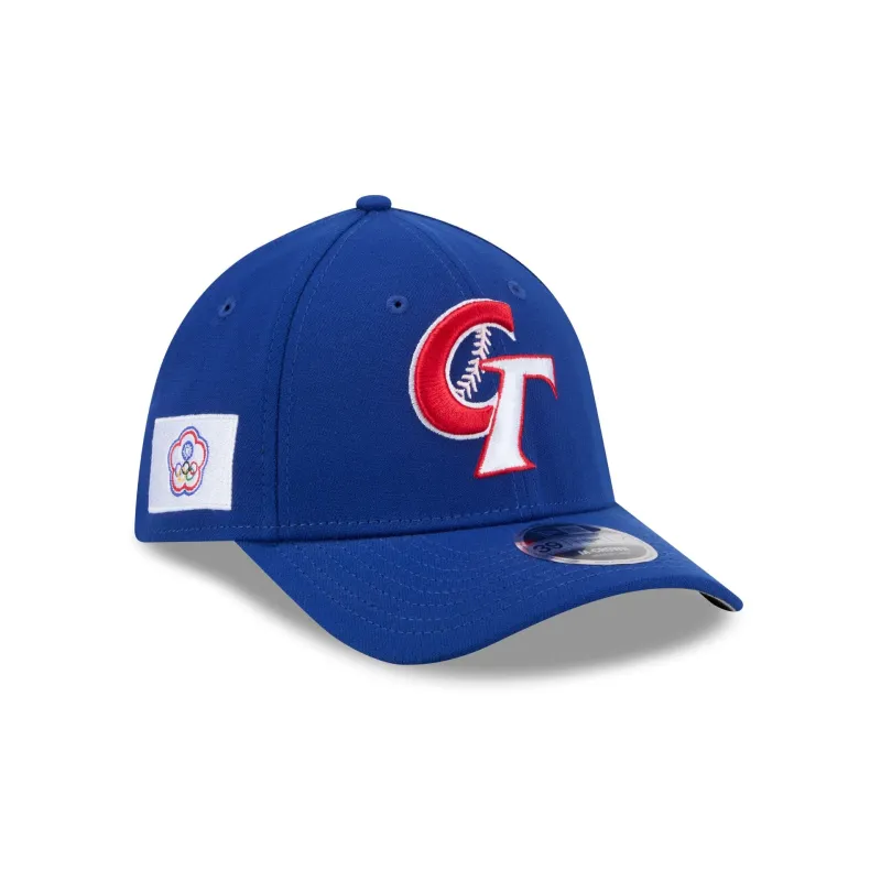 2026 World Baseball Classic Chinese Taipei 39THIRTY M-Crown Stretch Fit Hat sold by New Era