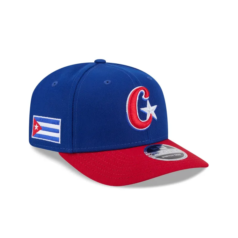 2026 World Baseball Classic Cuba 9SEVENTY Stretch-Snap Hat sold by New Era