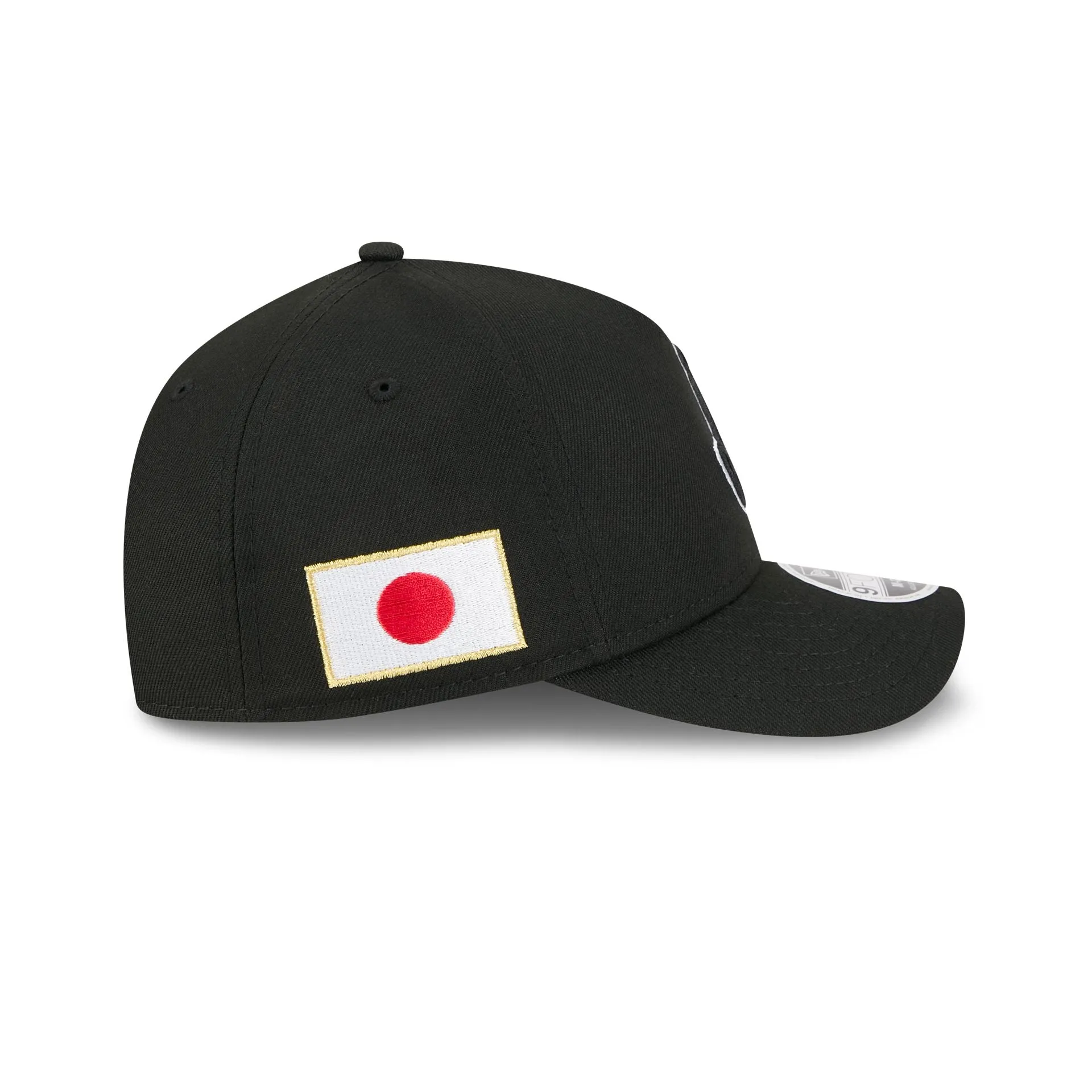 Japan World Baseball Classic Black and White 9FORTY M-Crown A-Frame Snapback Hat sold by New Era product image thumbnail 4